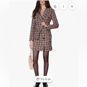 Walter Baker Tweed suit. Saks Fifth Ave.